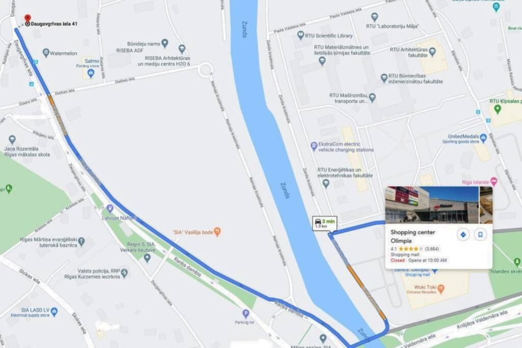 Daugavgrivas41 6 Can Stay Parking Free Old Town 6Min Shop 3Min Riga Exteriör bild
