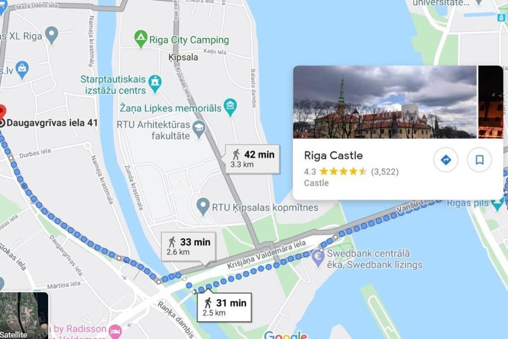 Daugavgrivas41 6 Can Stay Parking Free Old Town 6Min Shop 3Min Riga Exteriör bild